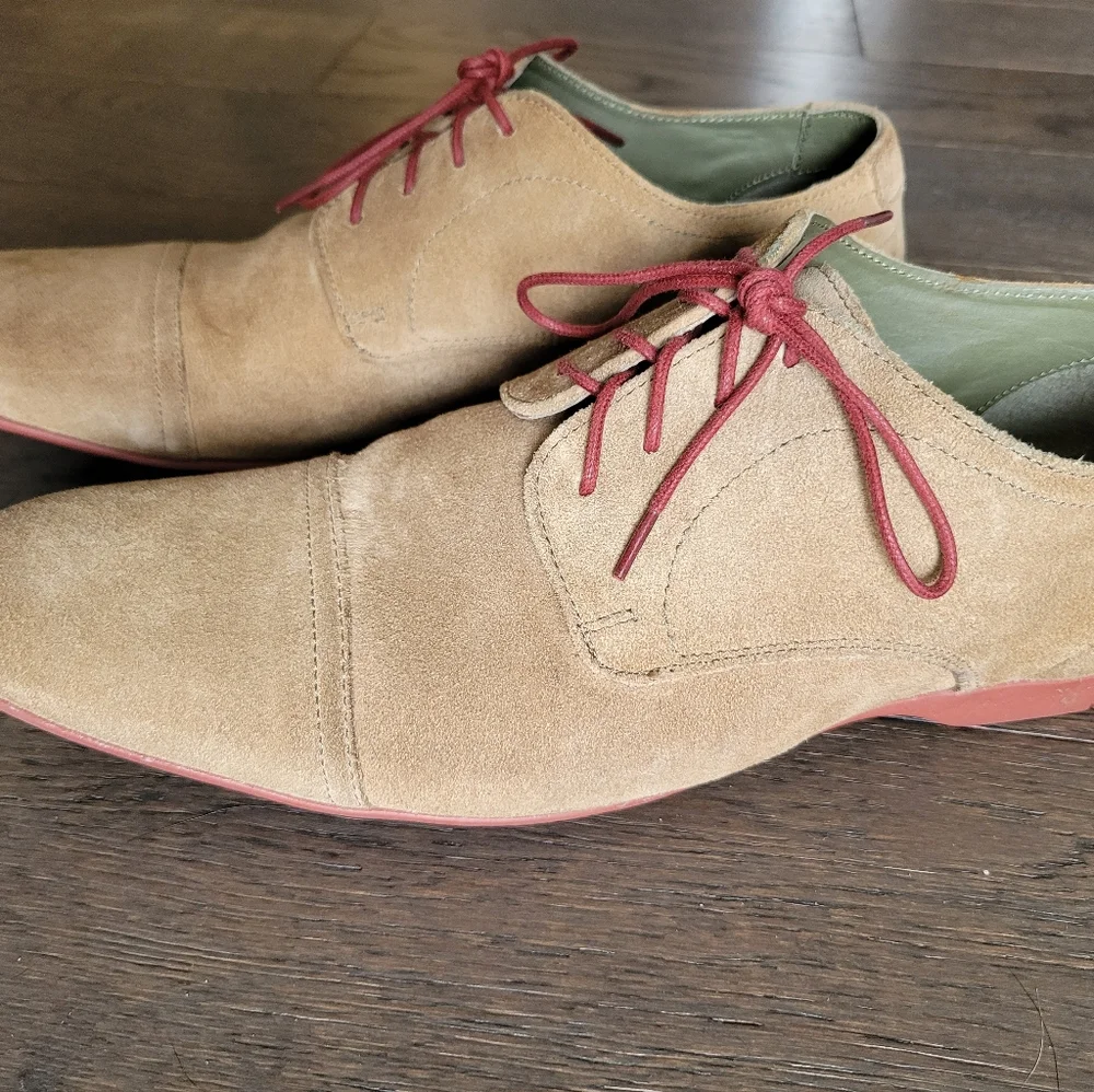 Base London Suade Casual Shoes - Picture 1 of 5